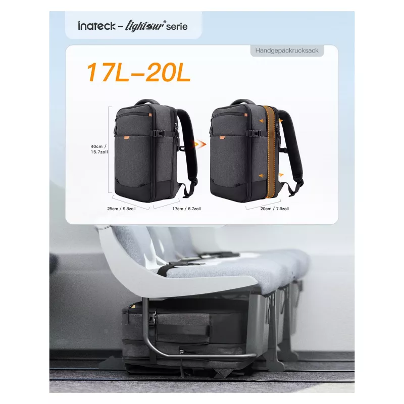 inateck mochila para portátil 14 BP03006-14 negra