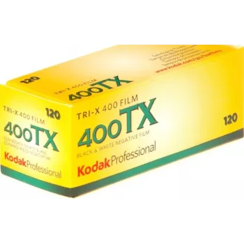 Kodak Professional Tri-X 400TX - película negativa en blanco y negro - 120 (6 cm) - ISO 400 - 5 rollos (1153659)