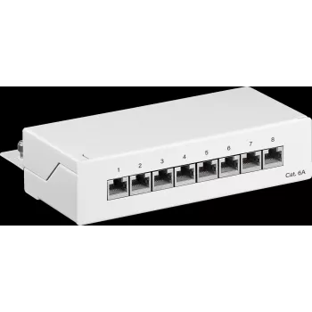 Goobay 62067 - RJ45 - Cat6a - 22/26 - blanco - montaje en rack - 1U (62067)