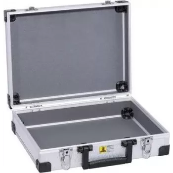 Maletín de utensilios allit AluPlus Basic talla L, plateado, capacidad 35 L