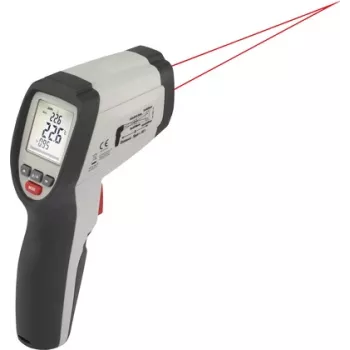 VOLTCRAFT IR 650-16D Termómetro de detección remota Negro - Gris modo frontal botones (VC-8000155)