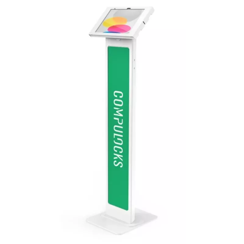 Compulocks iPad 10,9 pulgadas 10.ª gen Swell Enclosure Soporte de suelo Blanco
