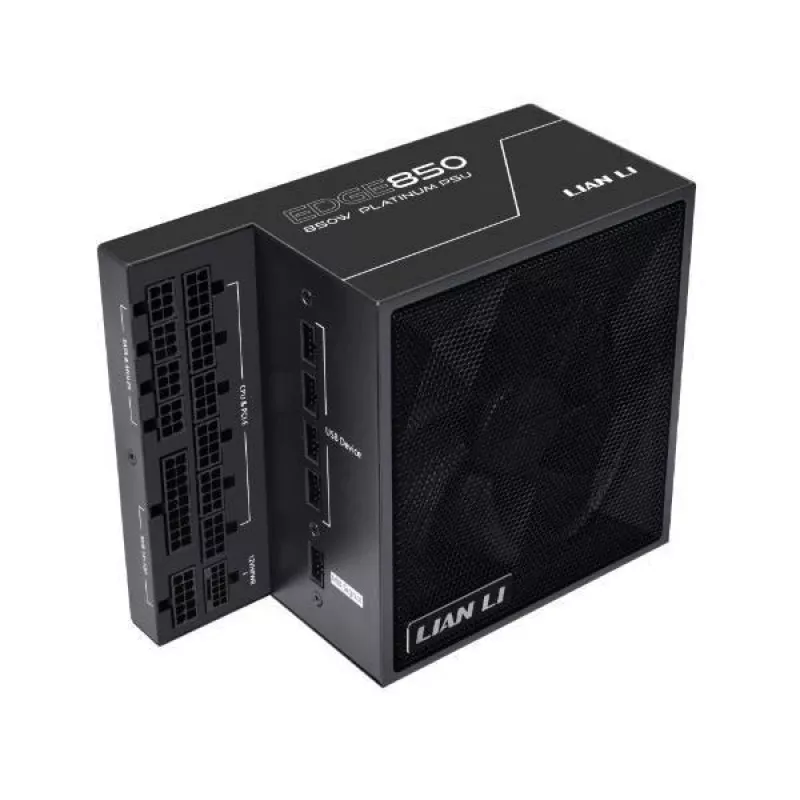 Fuente de alimentación Lian Li EDGE EG0850 850W, 80 PLUS Platinum, ATX 3.1, PCIe 5.1, negra