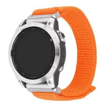 Correa de reloj FIXED Sporty Strap QuickFit 26 mm, longitud 160–210 mm, naranja