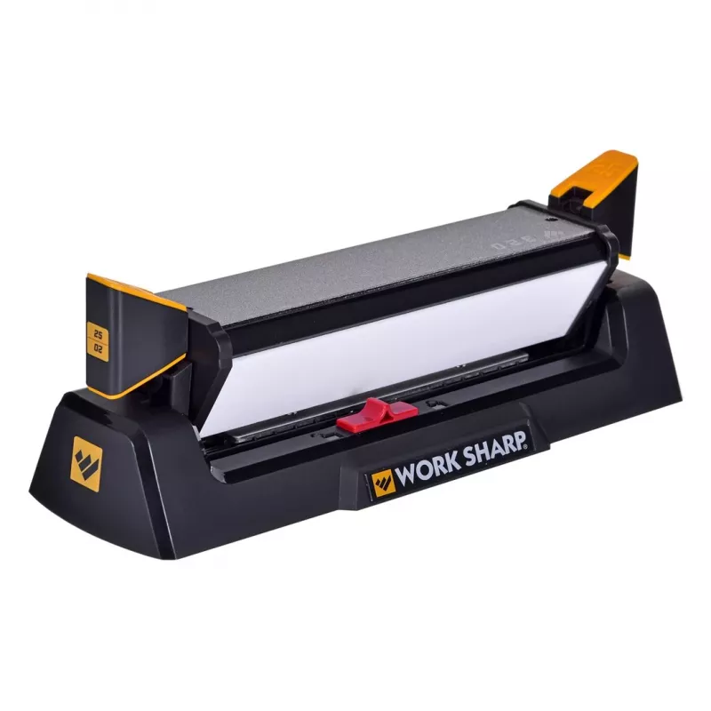 Afilador de cuchillos Work Sharp Diamante-Cerámica 09DX163 – placas de cerámica/diamante, manual compacto, 306×156×60 mm, 586 g