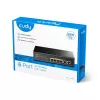 Switch de red Cudy FS1006P Fast Ethernet 6 puertos (4 PoE, 1 PoE+) 10/100 Mbit/s, 1,2 Gbit/s de ancho de banda, carcasa metálica, montaje en rack/pared