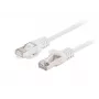 Lanberg PCF6-20CC-0025-W Cable de conexión Cat.6 FTP, 0,25 m, Blanco, paquete de 10