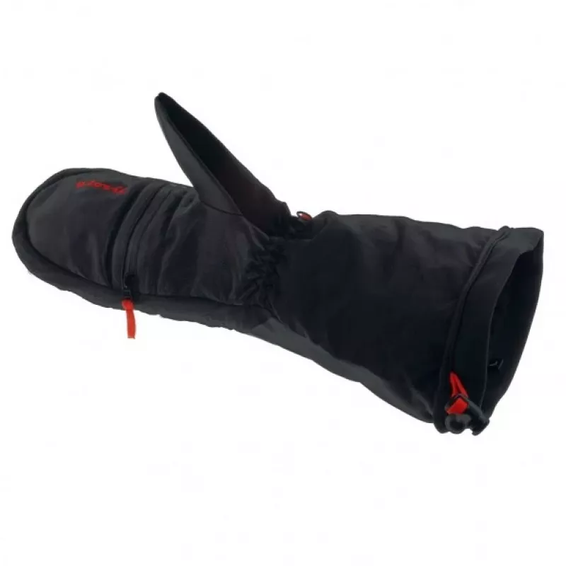 Guantes manopla Glovii GZ1M cuero genuino nailon para esquí senderismo