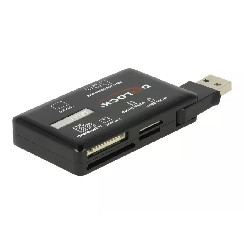 Lector de tarjetas SuperSpeed USB DeLOCK CF SD Micro SD MS M2 xD 5 Gbps