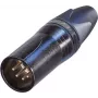 Neutrik Conector XLR, recto N.º de polos: 5 Negro NC5MXX-B 1 ud. (NC5MXX-B)