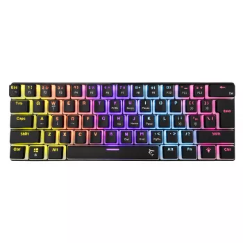 Teclado gaming White Shark GK-2202 Ashiko 2 negro/rojo distribución US