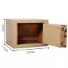 Caja de llaves Extralink S-404 home office oro — caja fuerte de llaves para pared, caja de llaves compacta