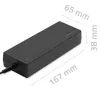 Fuente de alimentación de sobremesa Qoltec 120W | 12V | 10A | 5,5*2,5 | + cable de alimentación