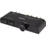 SpeaKa Professional conmutador de altavoces de 2 puertos con control de volumen integrado negro (SP-6518220)