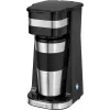 Cafetera de goteo CLATRONIC KA 3733 — depósito de agua de 0,4 l, cafetera de acero inoxidable para 1 taza