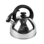 Hervidor Maestro MR1302 acero inoxidable 2,5 L, apto para inducción, silbato con tapa abatible, asa negra