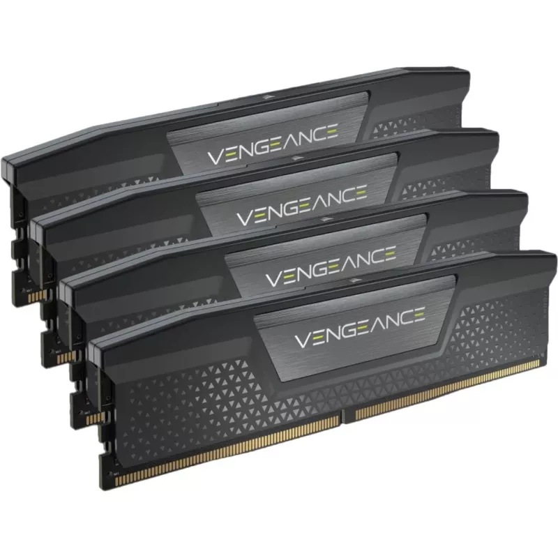 DIMM 96 GB DDR5-5600 (4x 24 GB) kit cuádruple, memoria RAM negra, CMK96GX5M4B5600C40, Vengeance, INTEL XMP