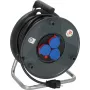 Enrollacables Brennenstuhl 1098490024 3 tomas AC 40 m negro azul rojo