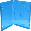 MediaRange BOX38 estuche de vídeo Blu-ray individual, azul, pack minorista de 5