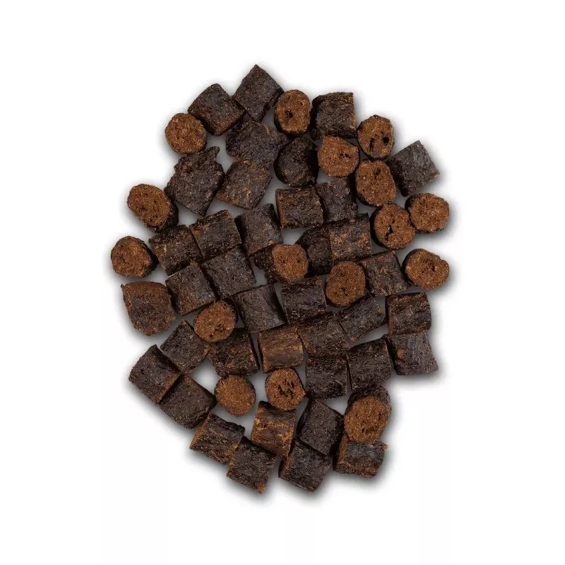 Snacks para perros UNISZKI Crunchy Conejo con Menta y Ortiga 80 g — carne de conejo, menta, ortiga, snacks crujientes