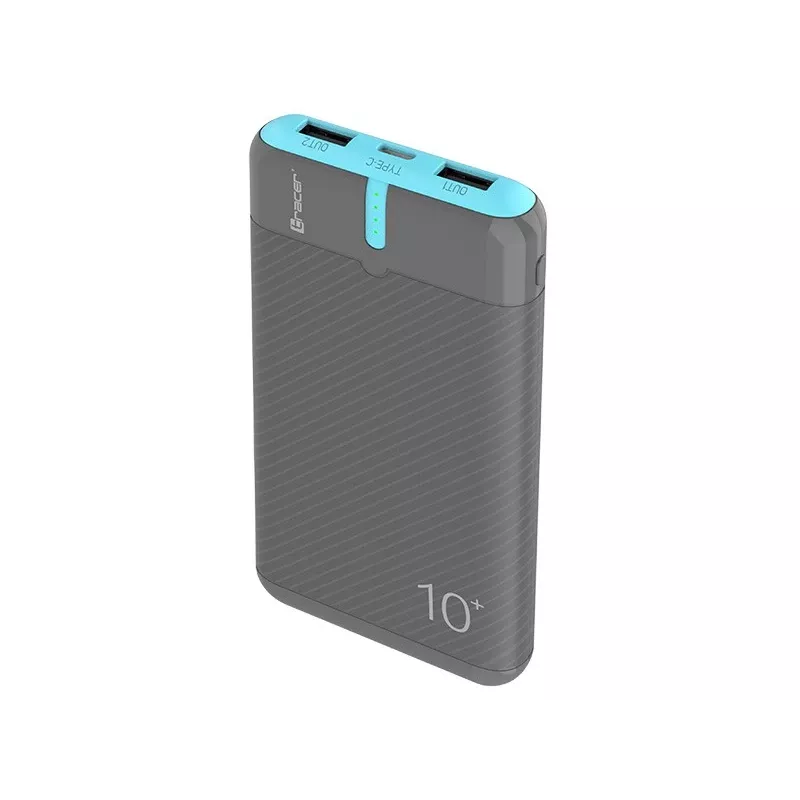 PowerBank EnerGo 10000 mAh gris-azul