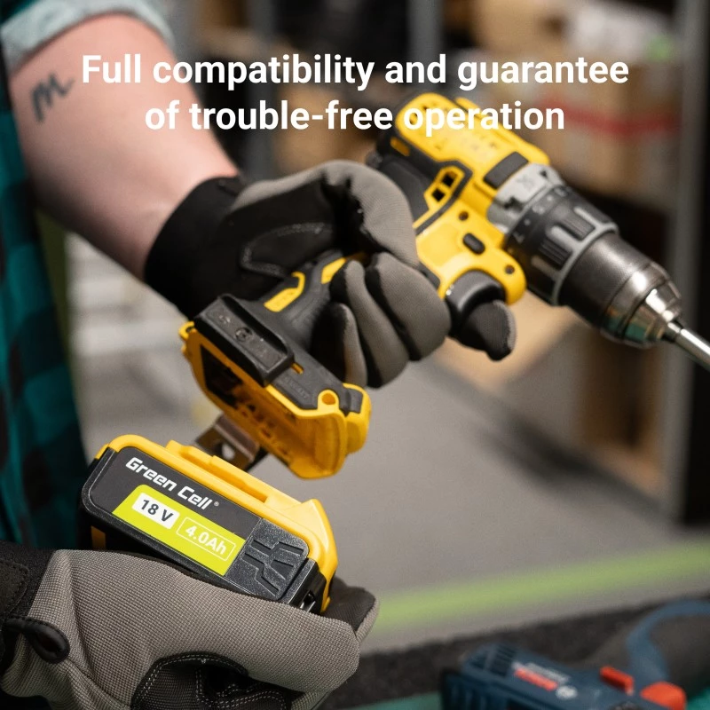 Batería Green Cell DCB547 para herramientas eléctricas DeWalt XR 18V 9Ah/FLEXVOLT 54V 3Ah sustituto de DCB547 DCB548