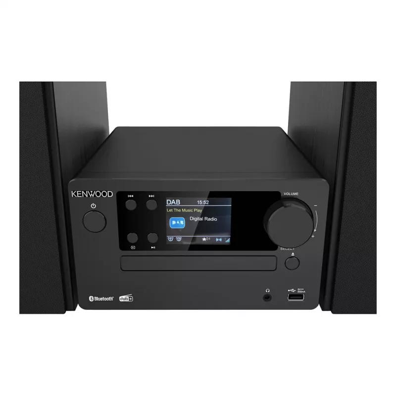 Microcadena de audio doméstico Kenwood M-725DAB-B 25 W negro (M725DABB)