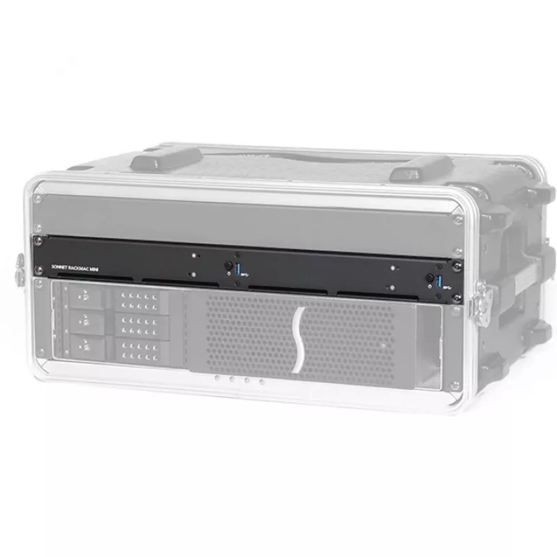Set de soporte Sonnet RackMac mini 1U negro