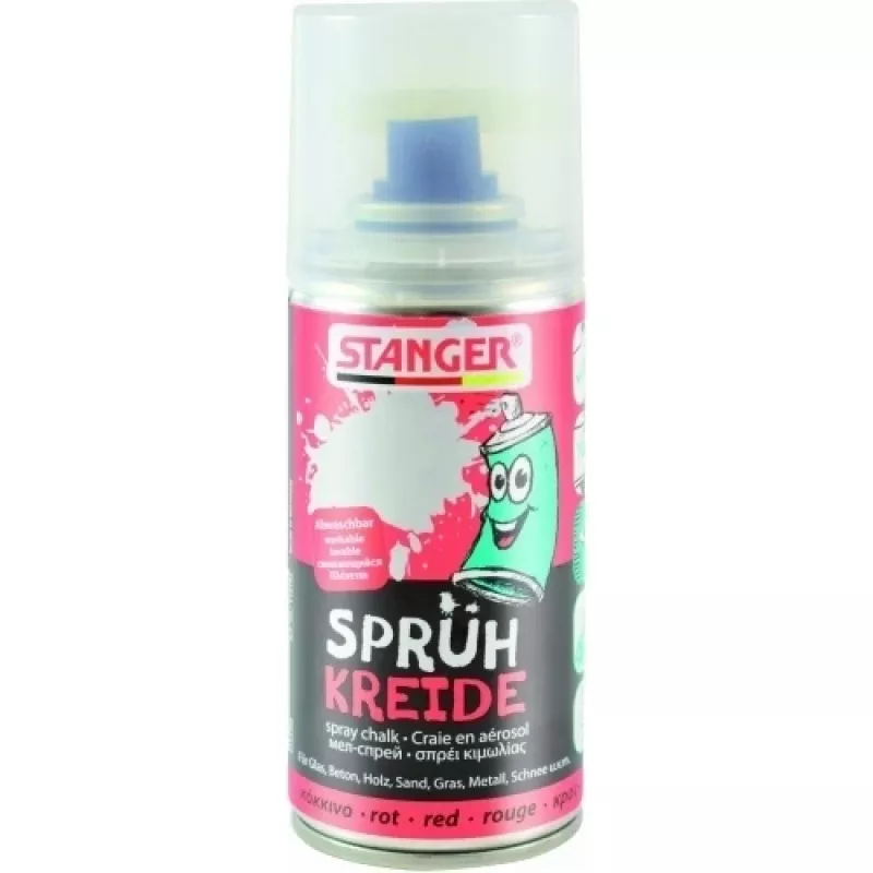 Tiza en spray STANGER, roja, 150 ml 115102