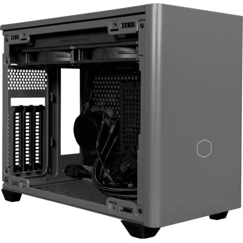 Cooler Master NR200P-MCNN85-SL0 MasterBox NR200P MAX negro/gris, Mini-ITX, USB 3.2 Gen 1, 2x 2.5