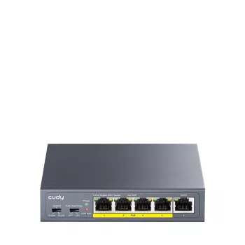 Switch CUDY GS105P 5 puertos Gigabit PoE+ 36W