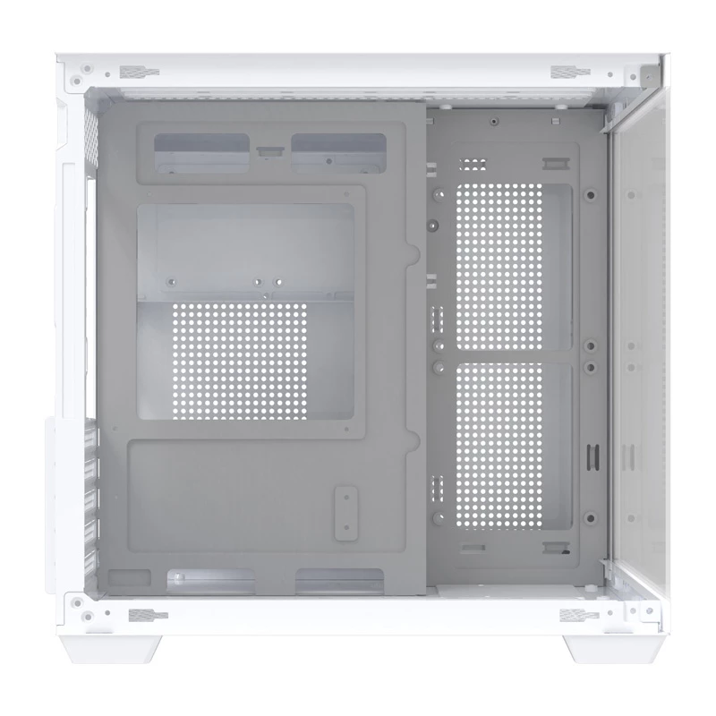 Caja de PC DarkFlash B275 (blanca) Compatible con Mid-Tower ATX, E/S frontal, cristal templado