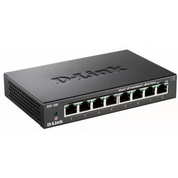 D-Link DES-108 negro