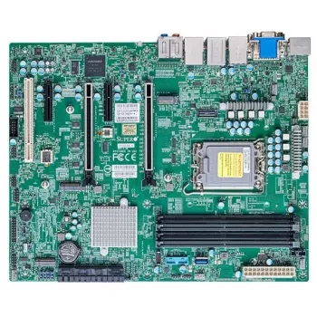 Supermicro - X13SAE-F - Placa base - ATX - Socket LGA1700 - Chipset W680 USB 3.2 Gen 1 USB 3.2 Gen 2 USB-C Gen 2x2 Gigabit-LAN 2,5-Gigabit-LAN Gráficos integrados HD-Audio