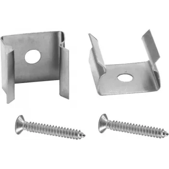 Soporte de montaje EUROLITE 51201011 para tubos vacíos 10x10 mm, set de 2 con tornillo