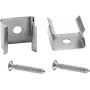 Soporte de montaje EUROLITE 51201011 para tubos vacíos 10x10 mm, set de 2 con tornillo
