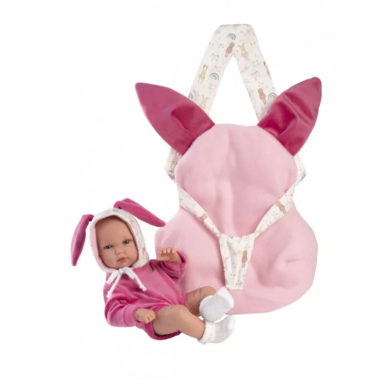 Muñeca bebé Llorens 35 cm vinilo con rasgos realistas y cuerpo blando