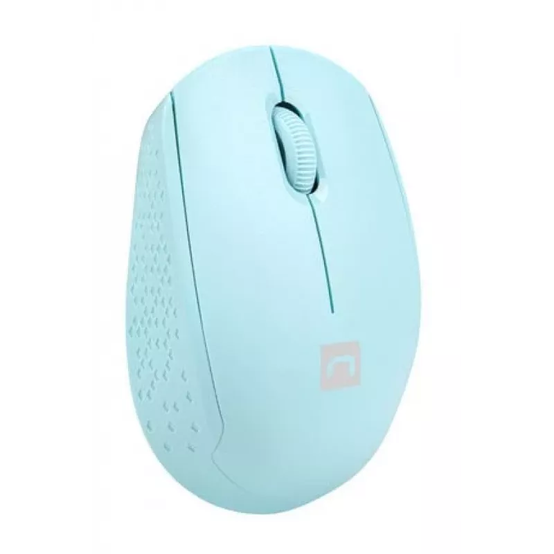 Natec Stork NMY-2001 ratón óptico inalámbrico, 1600 DPI, receptor USB, azul