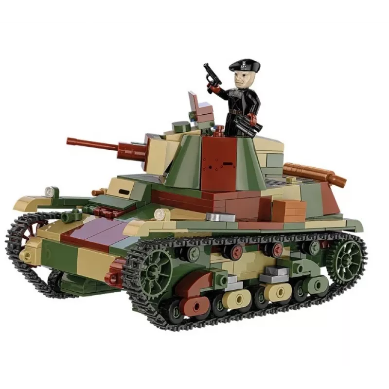 Bloques de construcción Cobi Tanque ligero 7TP modelo, 669 piezas, COBI-2661