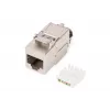 Módulo keystone Digitus CAT 8.1 RJ-45 apantallado plano blanco