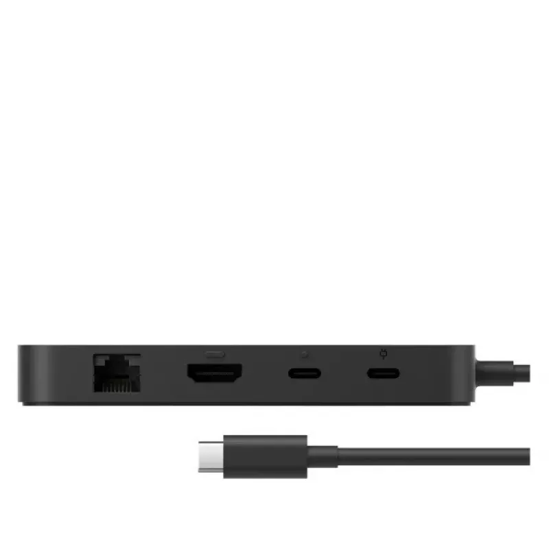 Microsoft Surface USB4 Dock con cable negro conectividad USB4 1000 Mbit/s