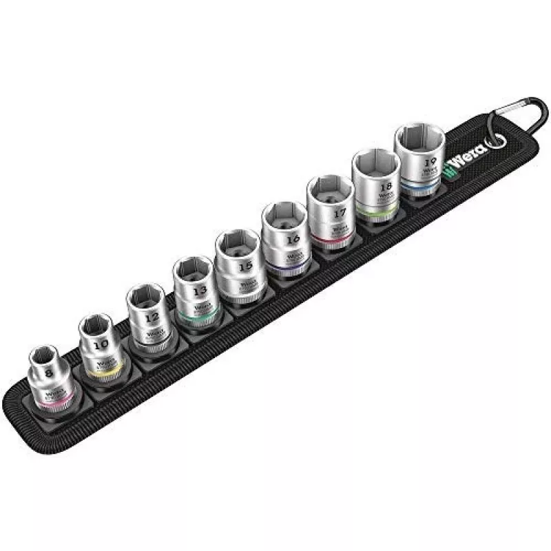 Juego de vasos Wera Belt B 4 3/8 pulgadas métrico