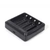 Cargador de pilas Gembird BC-USB-03 compatible con USB AA AAA Negro