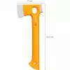 Hacha de mano Fiskars 1069101, cabeza de acero, 330 mm de longitud, naranja