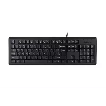 Teclado A4Tech KR-92 universal USB QWERTY inglés negro