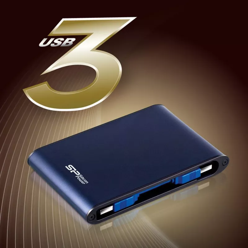 Disco duro externo Silicon Power 1 TB USB 3.2 Armor A80