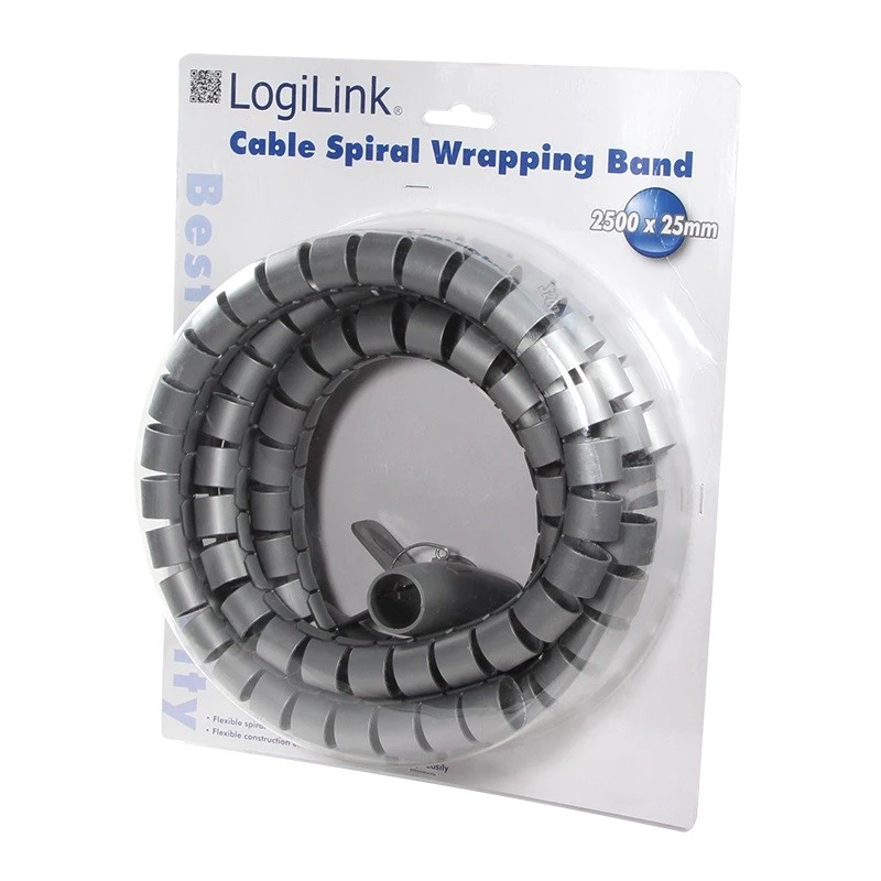 Bridas LogiLink KAB0013 plateadas 2500 mm