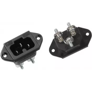 Conector macho de red Bachmann 918.170 negro
