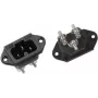 Conector macho de red Bachmann 918.170 negro