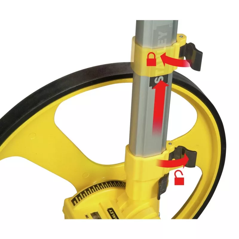 Rueda de medición Stanley 1-77-174, 2,3 kg, ancho 645 mm, profundidad 330 mm, altura 150 mm